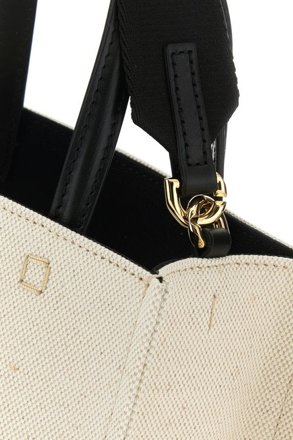 GIVENCHY | Sand canvas mini G-Tote handbag