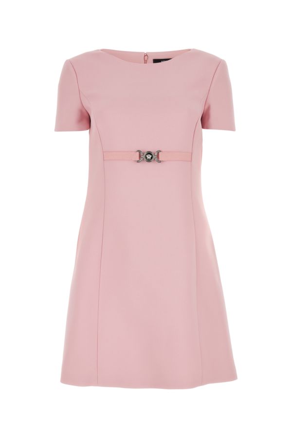 VERSACE | Pink crepe Medusa '95 mini dress