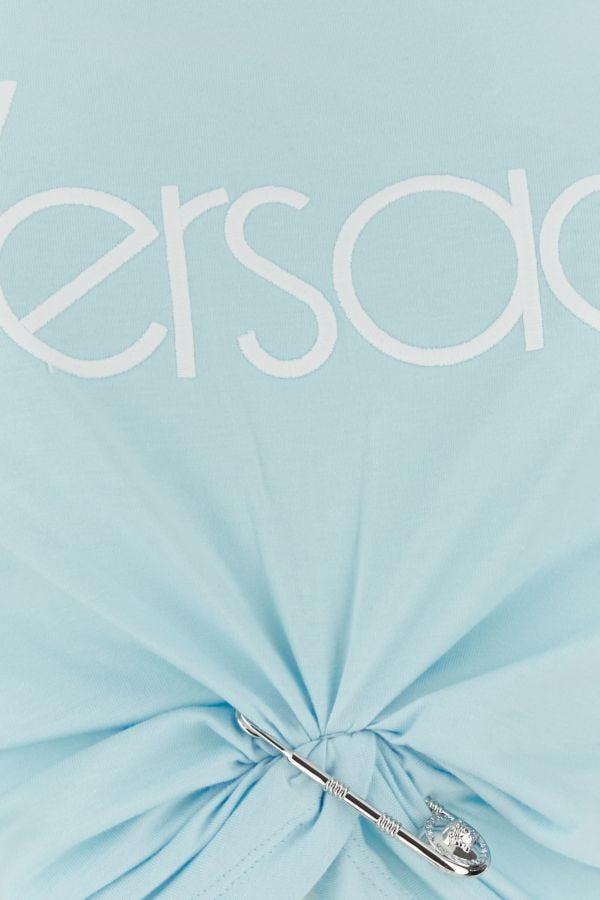 VERSACE | Pastel light blue cotton 1978 Re-Edition t-shirt