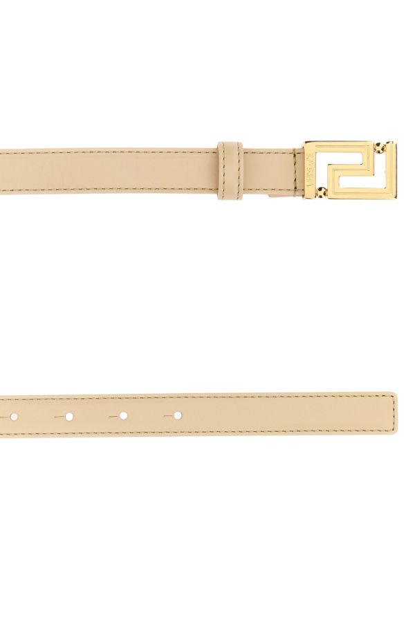 VERSACE | Skin pink leather belt