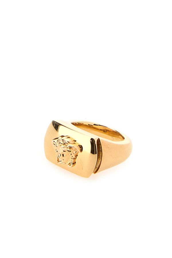 VERSACE | Gold metal Medusa ring