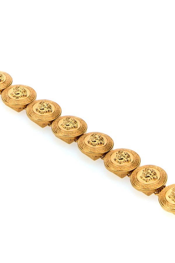 VERSACE | Gold metal Medusa Tribute bracelet