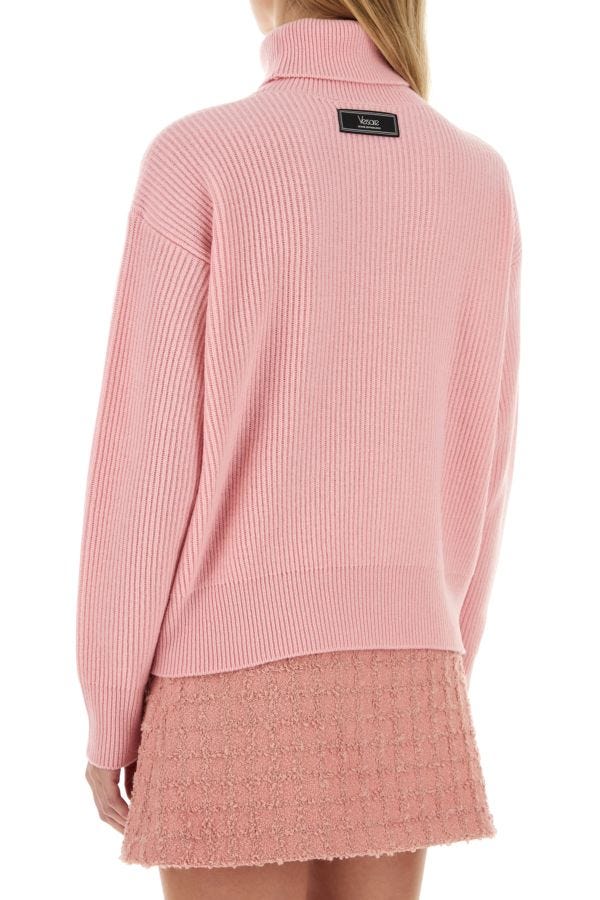 VERSACE | Pink wool sweater