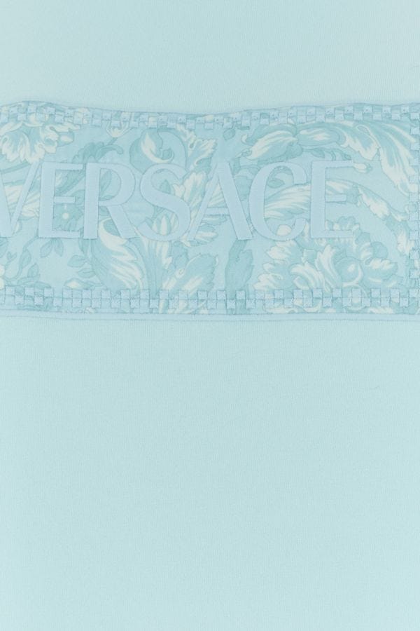 VERSACE | Light blue cotton t-shirt