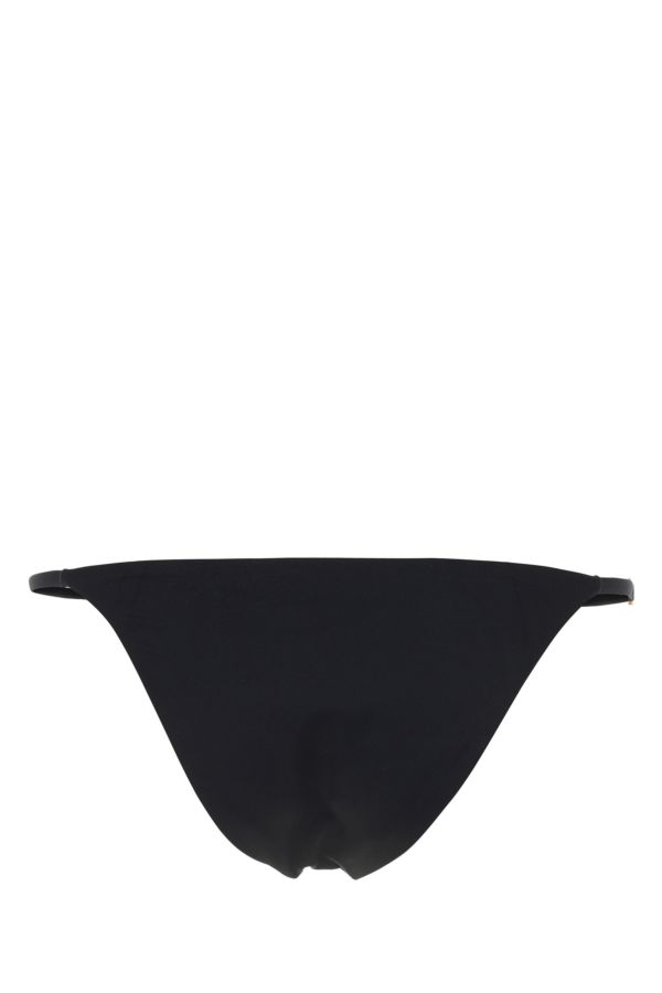 VERSACE | Black stretch nylon bikini bottom