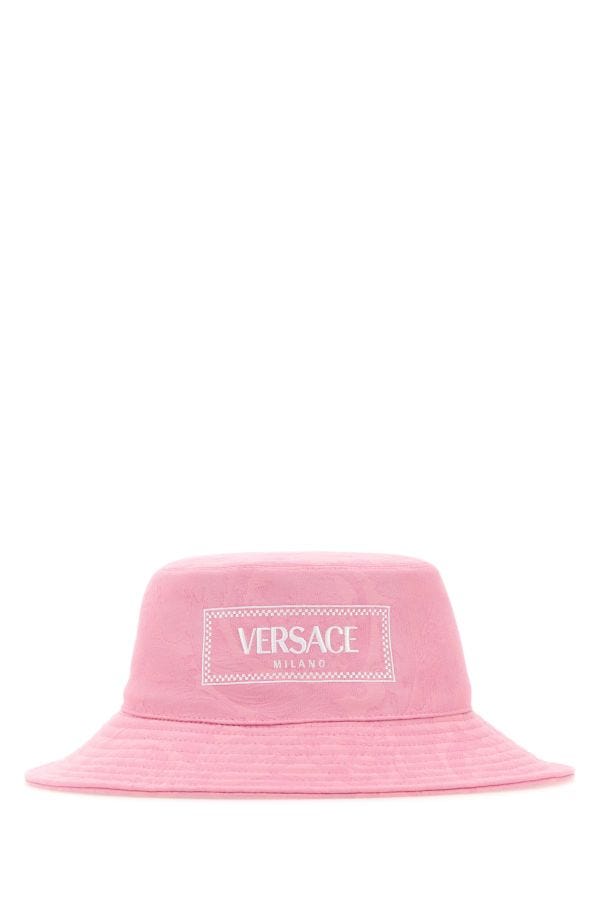 VERSACE | Pink cotton bucket hat