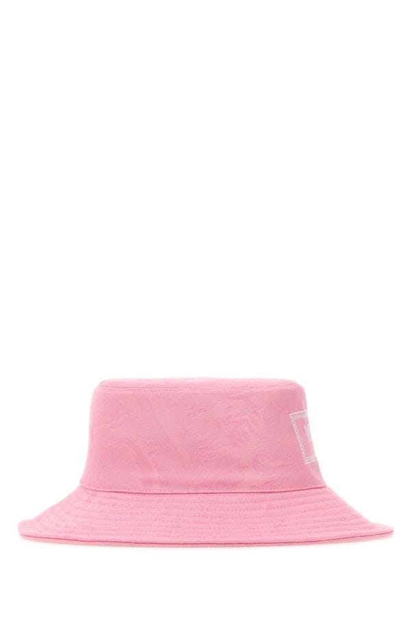 VERSACE | Pink cotton bucket hat