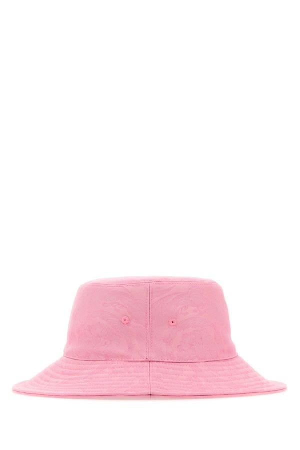 VERSACE | Pink cotton bucket hat