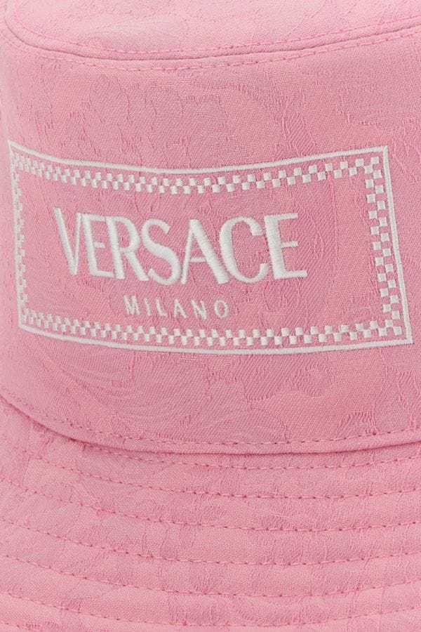 VERSACE | Pink cotton bucket hat