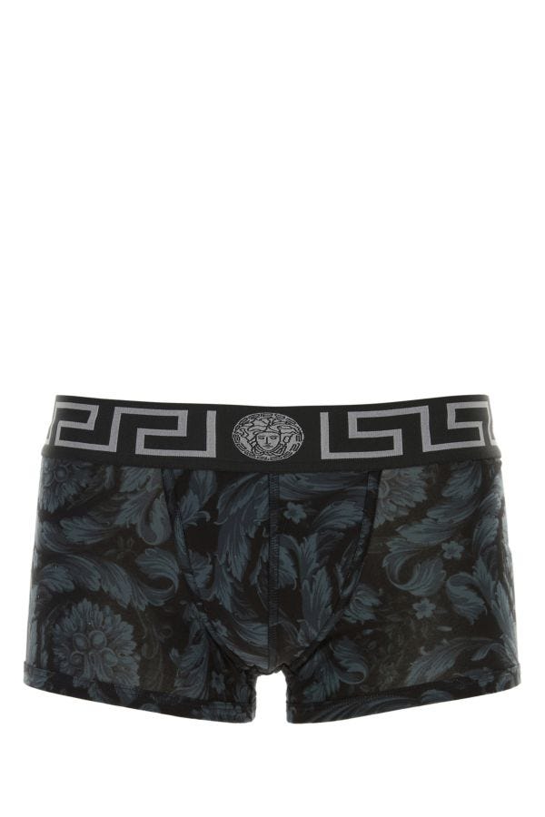 VERSACE | Printed cotton boxer