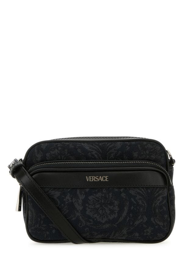 VERSACE | Embroidered fabric Athena crossbody bag
