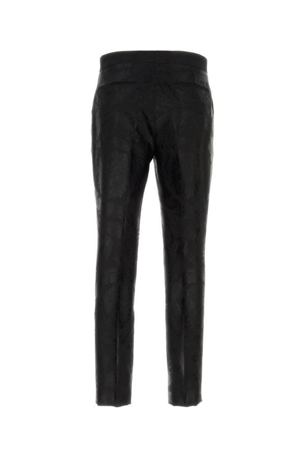 VERSACE | Black jacquard pant