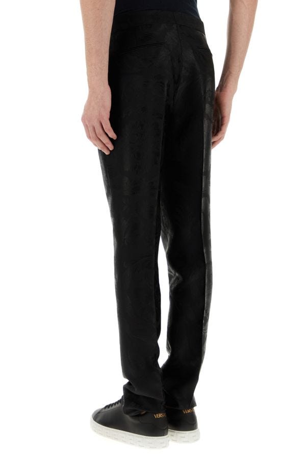 VERSACE | Black jacquard pant