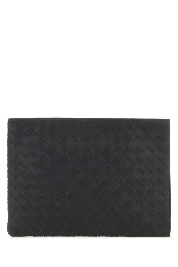 BOTTEGA VENETA | Slate leather Intrecciato pouch