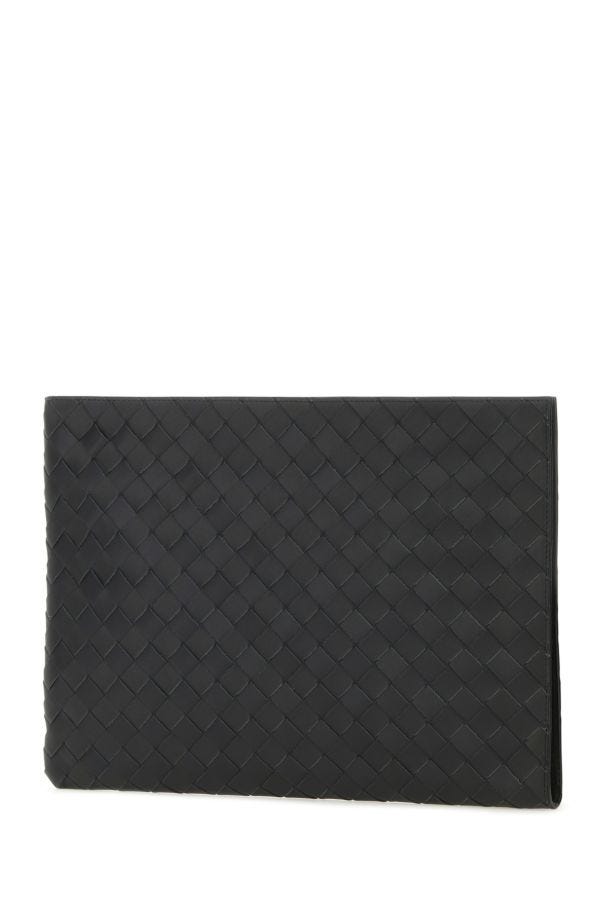 BOTTEGA VENETA | Slate leather Intrecciato pouch