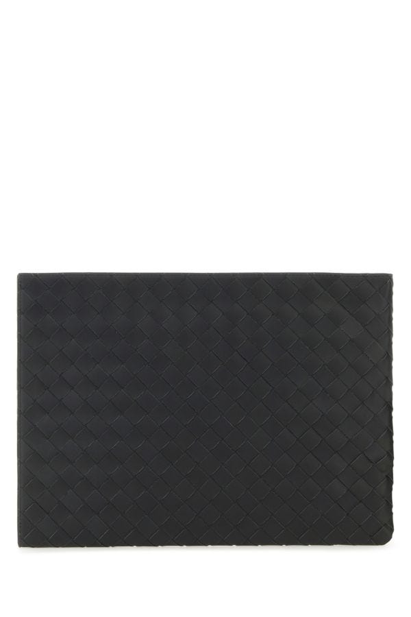 BOTTEGA VENETA | Slate leather Intrecciato pouch