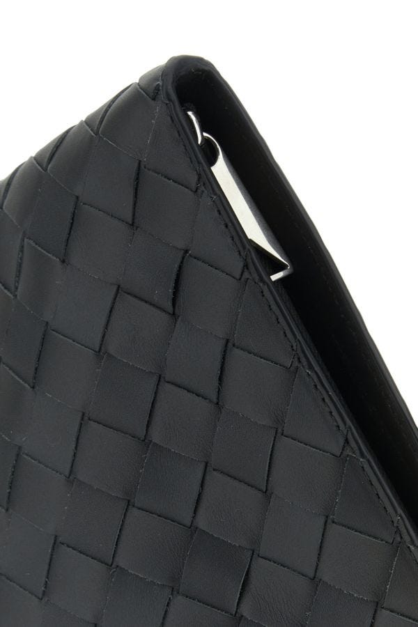 BOTTEGA VENETA | Slate leather Intrecciato pouch