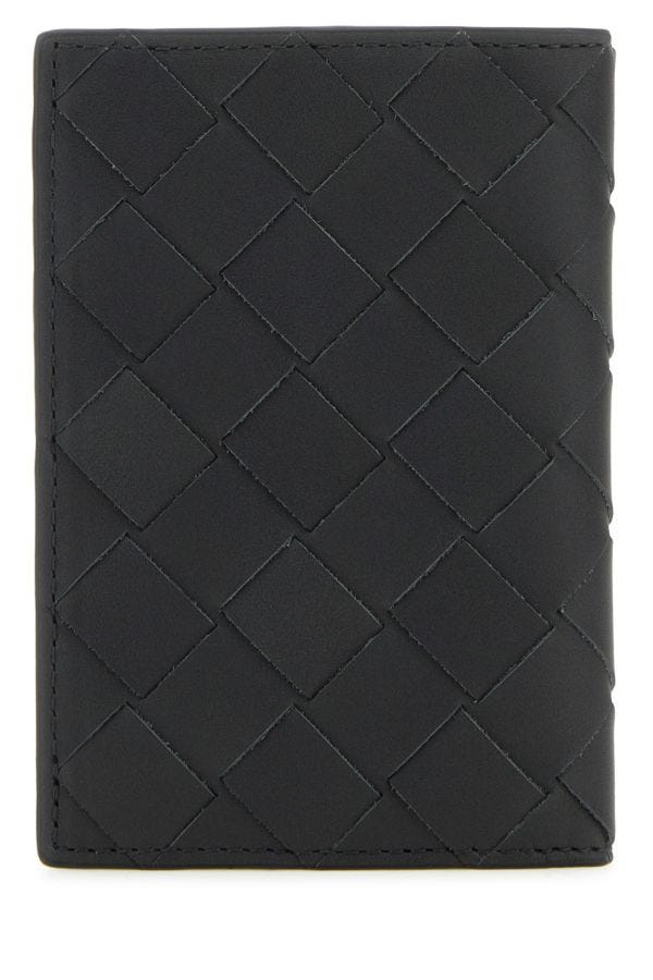 BOTTEGA VENETA | Slate leather Intrecciato card holder