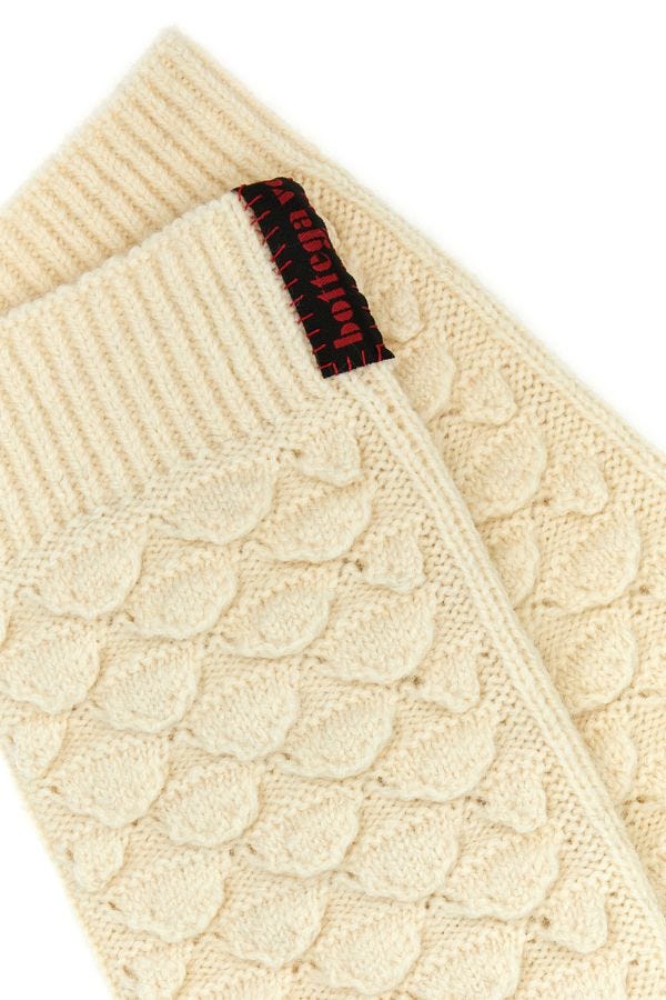 BOTTEGA VENETA | Ivory wool socks