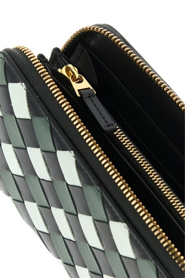 BOTTEGA VENETA | Multicolor nappa leather Intrecciato wallet