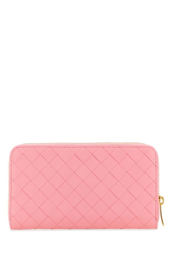 BOTTEGA VENETA | Pink nappa leather Intrecciato wallet