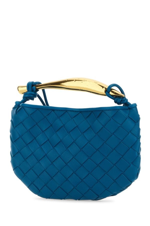 BOTTEGA VENETA | Electric blue leather Sardine handbag