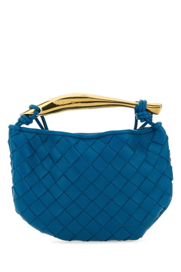 BOTTEGA VENETA | Electric blue leather Sardine handbag