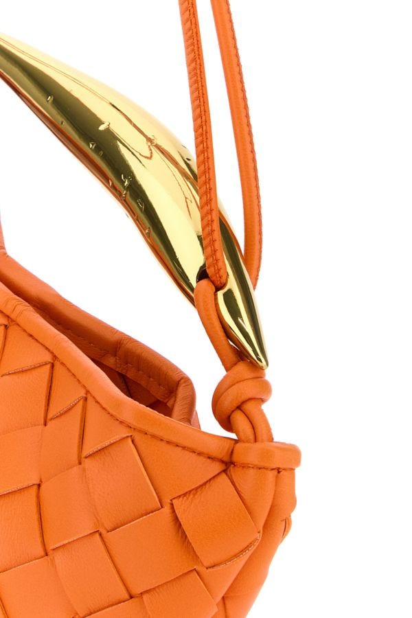 BOTTEGA VENETA | Orange leather Sardine handbag