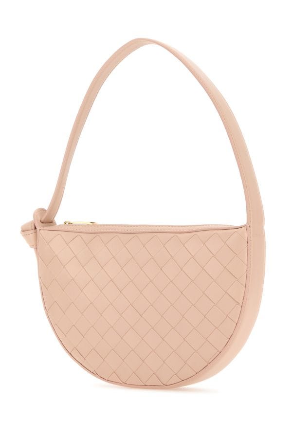 BOTTEGA VENETA | Light pink leather Mini Sunrise shoulder bag