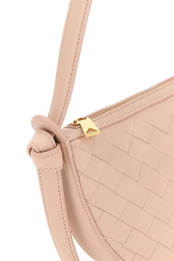 BOTTEGA VENETA | Light pink leather Mini Sunrise shoulder bag