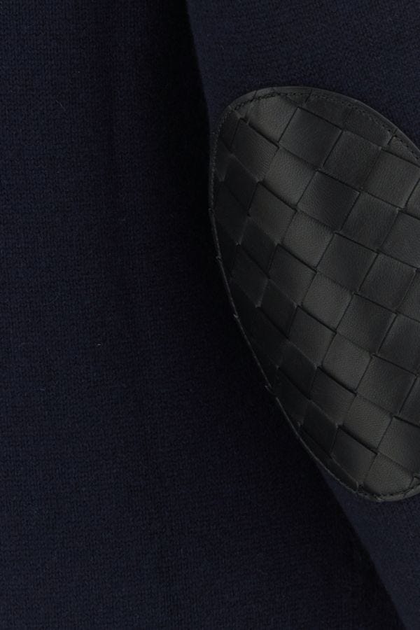 BOTTEGA VENETA | Navy blue stretch cashmere blend sweater