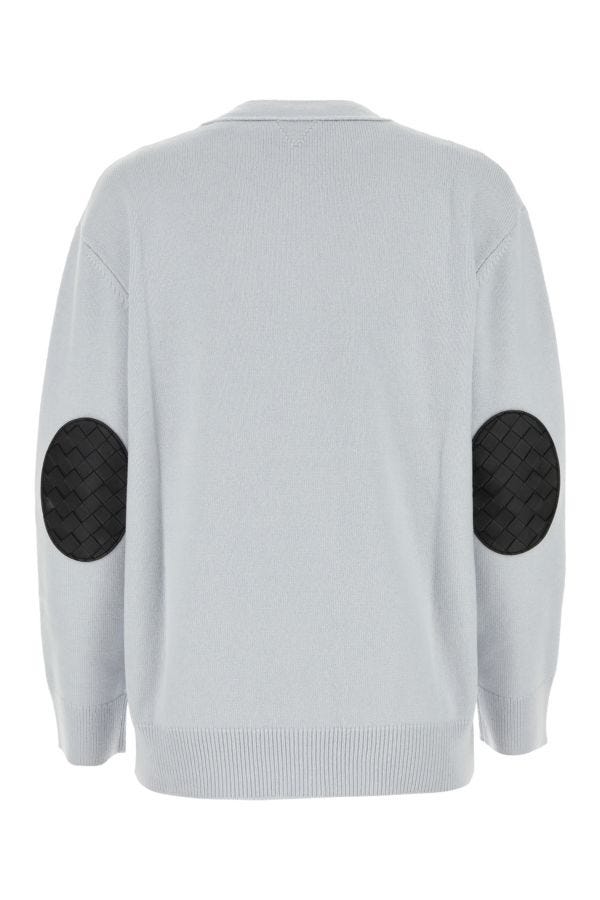 BOTTEGA VENETA | Powder blue stretch cashmere blend cardigan