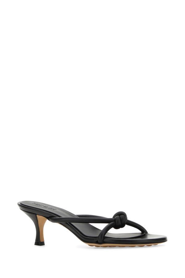 BOTTEGA VENETA | Black nappa leather Blink mules