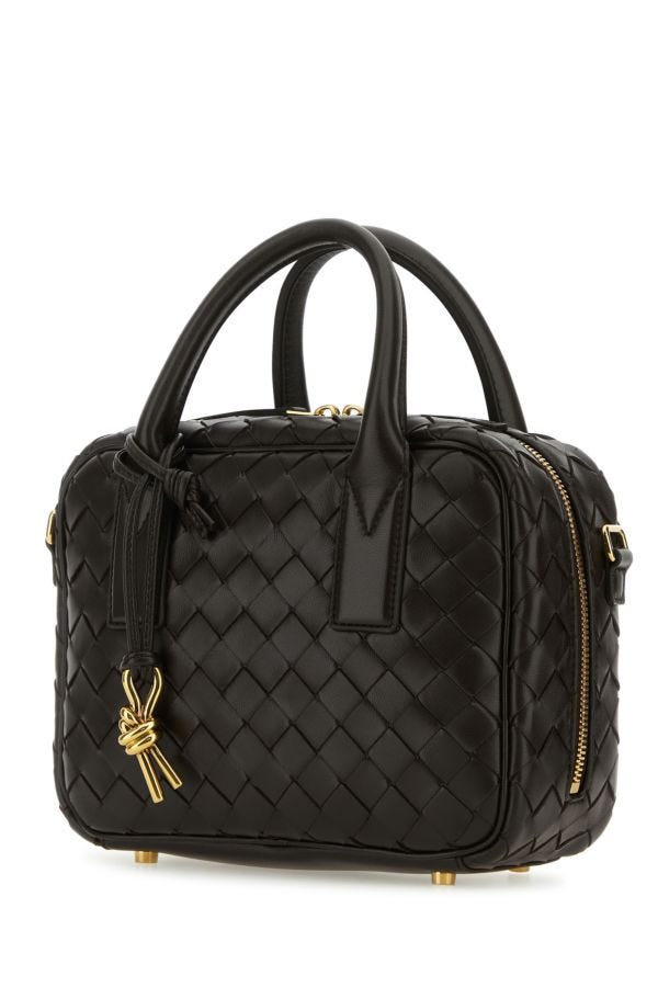 BOTTEGA VENETA | Dark brown nappa leather small Getaway handbag