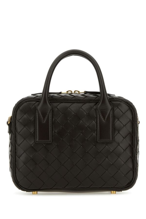 BOTTEGA VENETA | Dark brown nappa leather small Getaway handbag