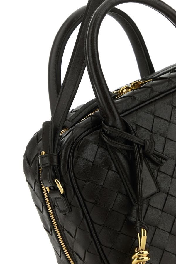 BOTTEGA VENETA | Dark brown nappa leather small Getaway handbag