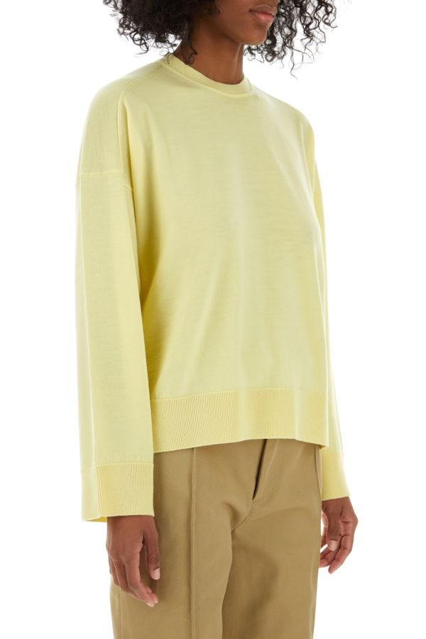 BOTTEGA VENETA | Yellow wool oversize sweater