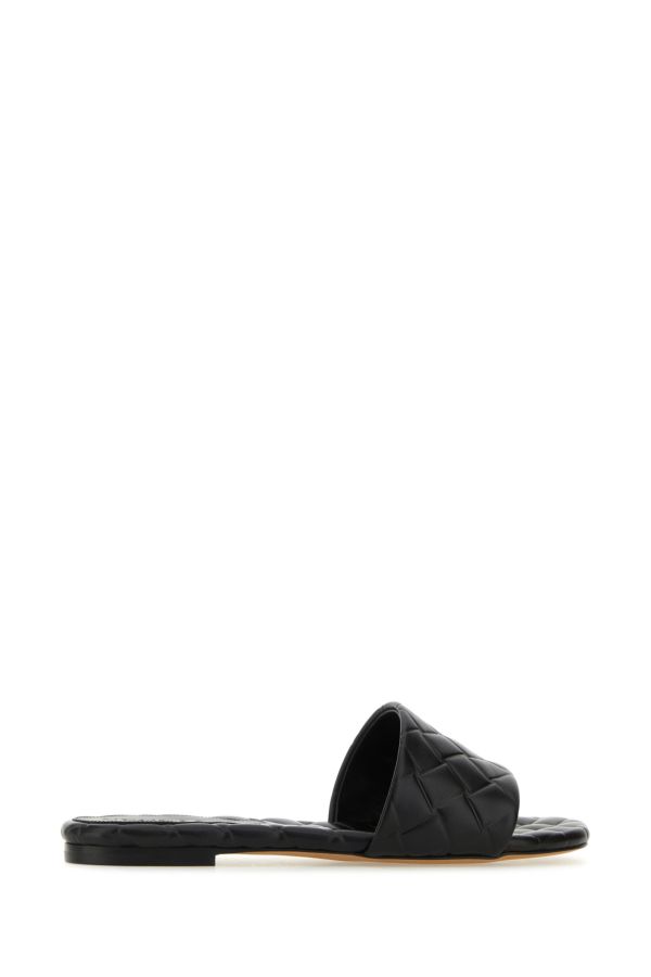 BOTTEGA VENETA | Black leather Amy slippers