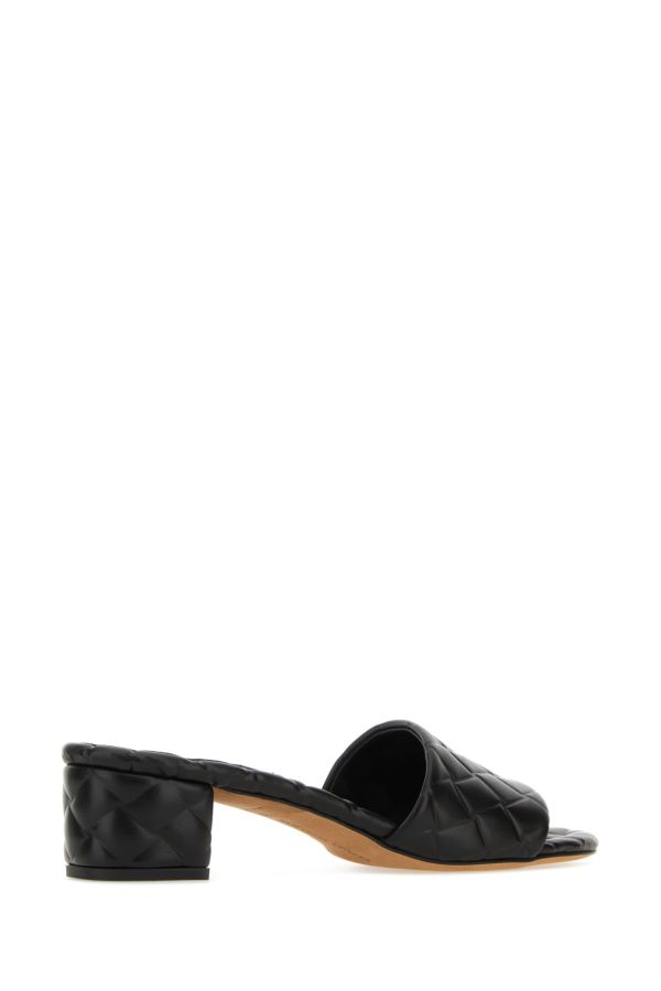 BOTTEGA VENETA | Black nappa leather Amy mules