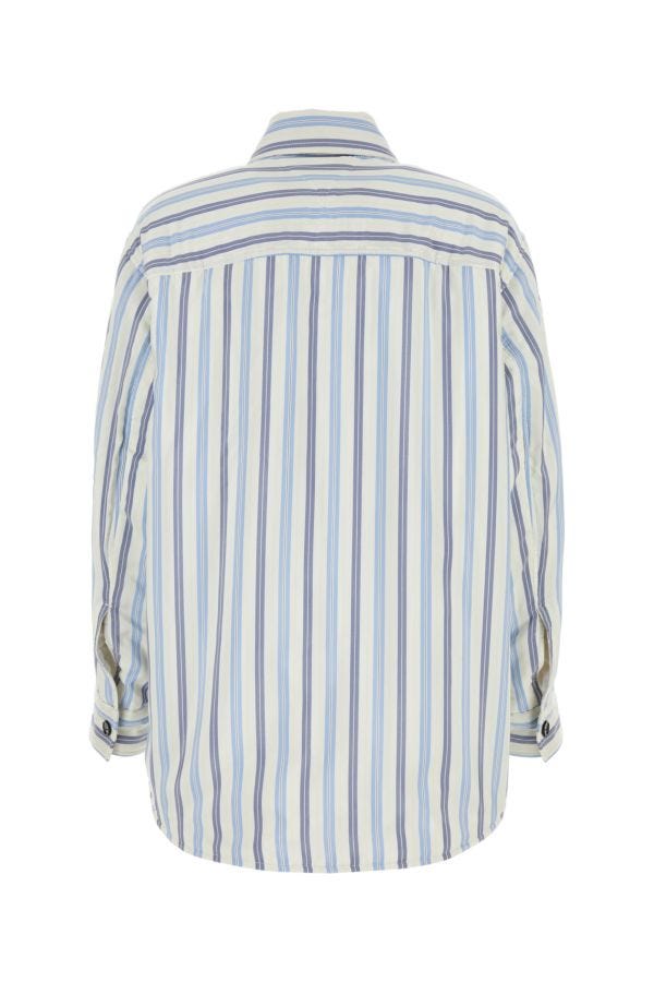 BOTTEGA VENETA | Embroidered silk oversize padded shirt