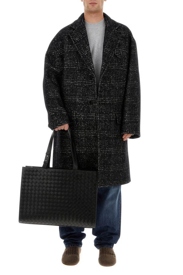 BOTTEGA VENETA | Black leather Cargo handbag