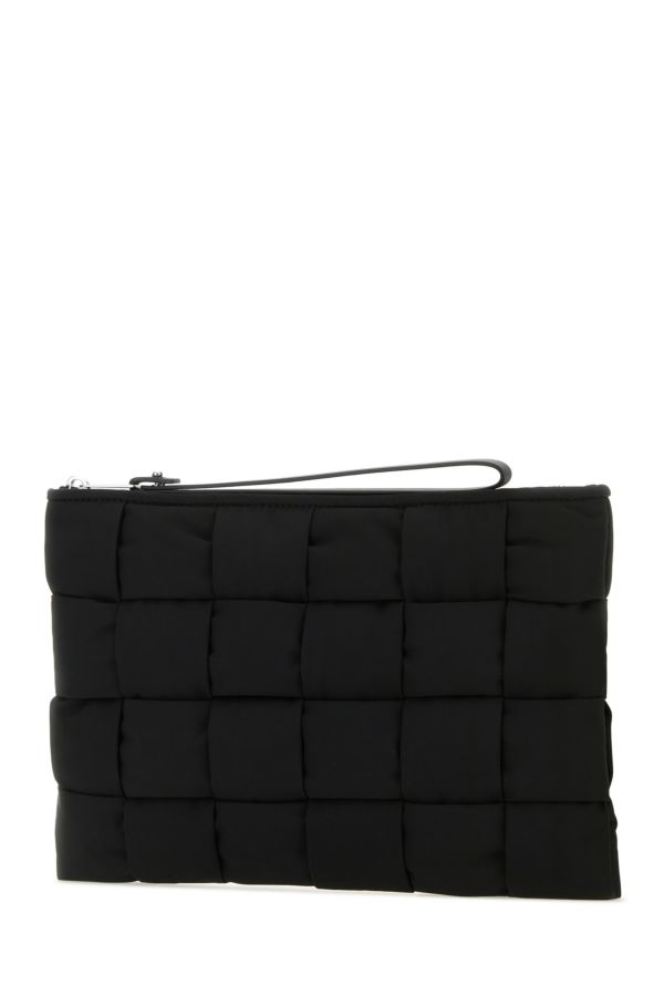 BOTTEGA VENETA | Black nylon Cassette clutch