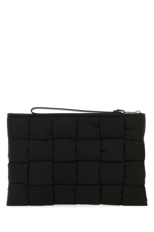 BOTTEGA VENETA | Black nylon Cassette clutch