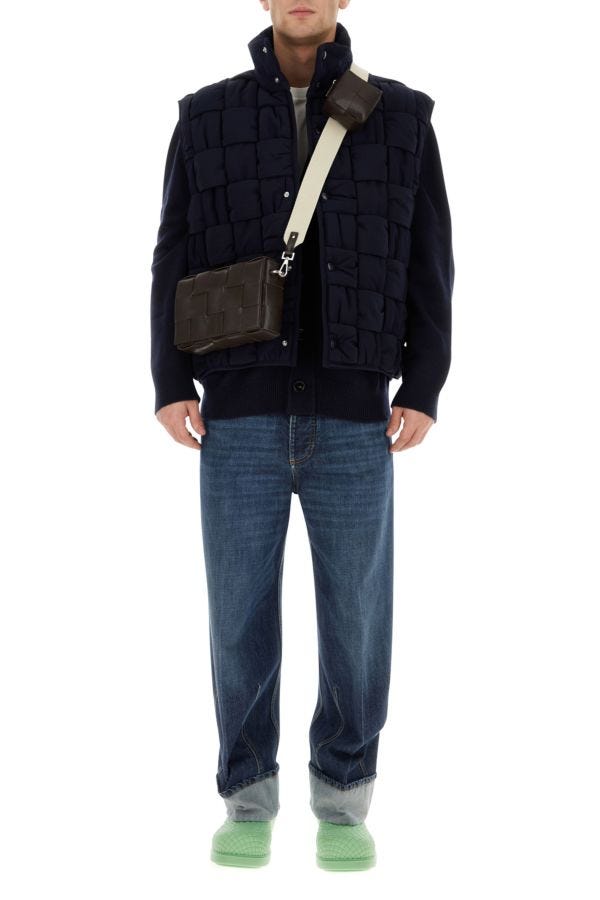 BOTTEGA VENETA | Navy blue cashmere cardigan