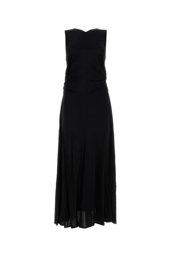 BOTTEGA VENETA | Black jersey long dress