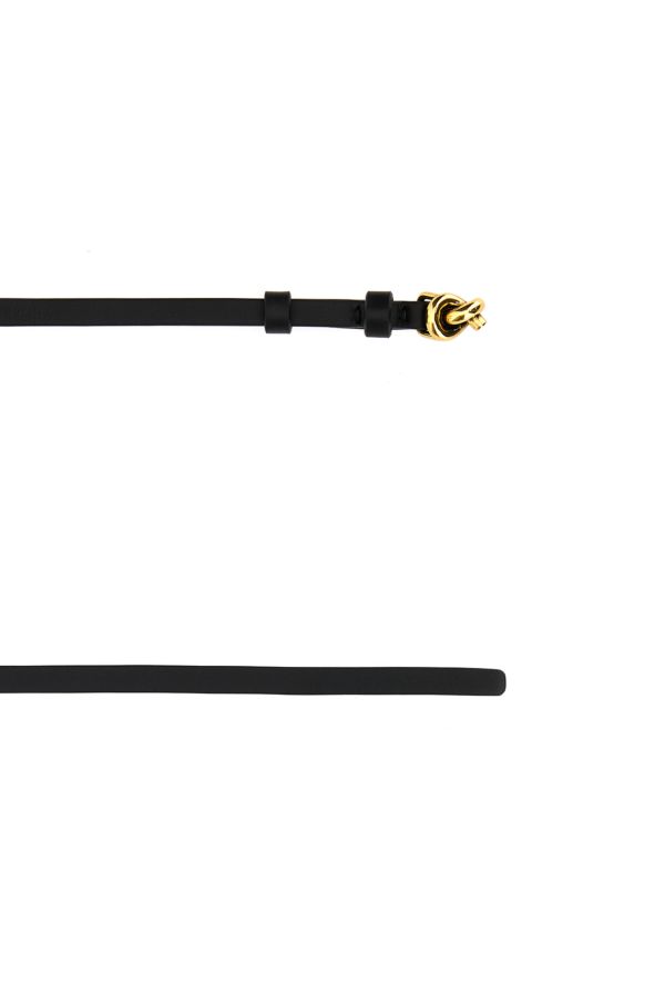 BOTTEGA VENETA | Black leather small Knot belt