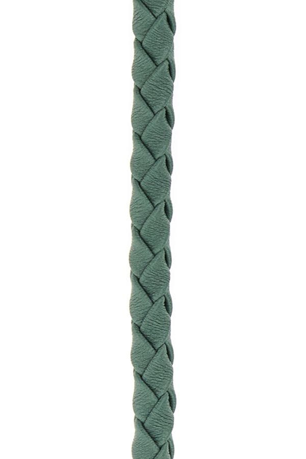 BOTTEGA VENETA | Sage green leather Andiamo belt