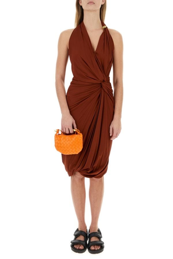 BOTTEGA VENETA | Brick jersey dress