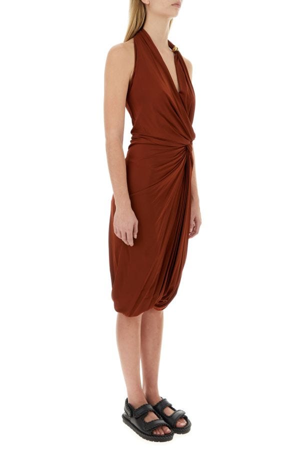 BOTTEGA VENETA | Brick jersey dress