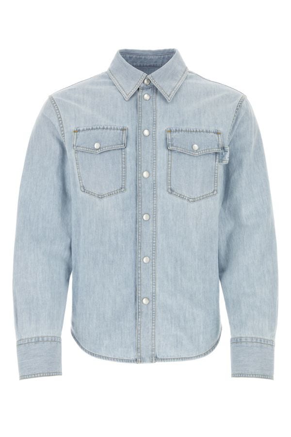 BOTTEGA VENETA | Light-blue denim shirt